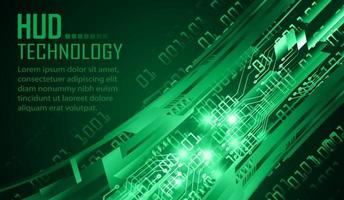 text cyber circuit future technology concept background vector