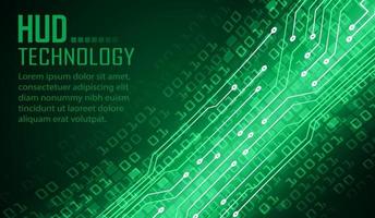 text cyber circuit future technology concept background vector