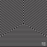 Triangle geometric pattern. Abstract line texture. Vector Pyramid