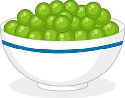 Green candy sphere in a bowl isolated vector