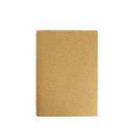 Isolated brown notebook on white photo