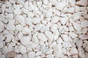 White crushed marble chips suitable photo