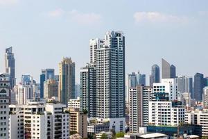 paisaje urbano de bangkok, tailandia foto