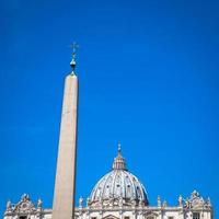 Saint Peter Basilica Dome in Vatican photo