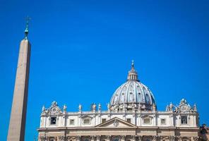 Saint Peter Basilica Dome in Vatican photo