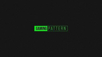 modern green gaming pattern background vector