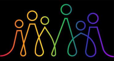 Inclusion and diversity infographic LGBTQ banner vector