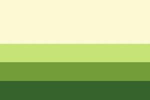 Straight line soft yellow to light green step gradient background