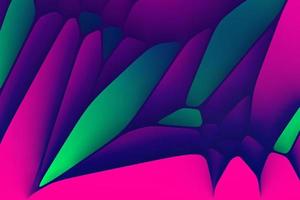 Modern green pink geometric background pattern photo