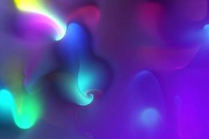 Silky purple flowing lights unreal abstract background photo