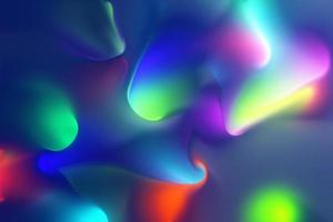 Posh shiny light hologram colorful graphics photo