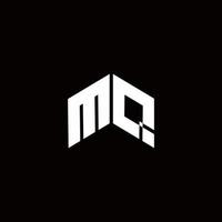 MQ Logo monogram modern design template vector