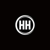 Logo monogram design template vector