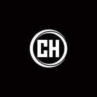 Logo monogram design template vector
