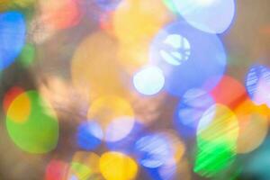Picture LED light bokeh for blurred abstract background photo