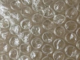 close up air bubble box packaging pattern background photo