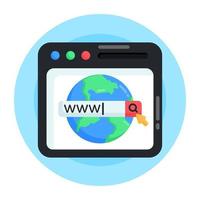 Web Site  Browser vector