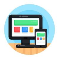 Responsive Design and Layout vector