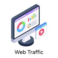 Web Traffic and Load vector