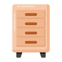 Chest of Drawers vector