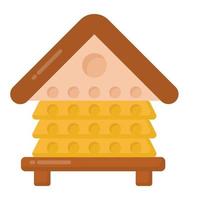 Beehive and apiary vector