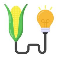 Corn healthy food vector