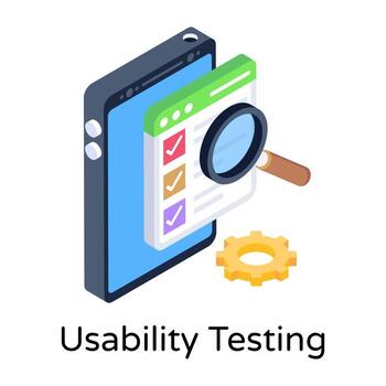 Web Usability Testing vector