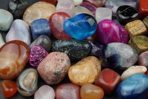 mixed colorful jewels photo