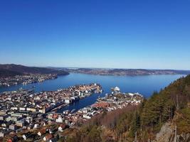 Bergen from the Perspective of Mount Floyen photo