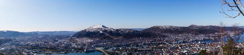 Bergen from the Perspective of Mount Floyen photo