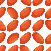 Illustration on theme big pattern identical types peanut vector