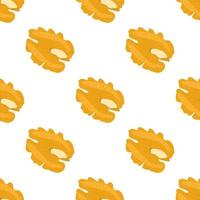 Illustration on theme big pattern identical types walnut vector
