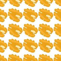 Illustration on theme big pattern identical types walnut vector
