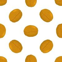 Illustration on theme big pattern identical types walnut vector