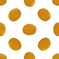 Illustration on theme big pattern identical types walnut vector