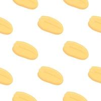 Illustration on theme big pattern identical types peanut vector