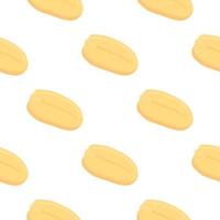 Illustration on theme big pattern identical types peanut vector