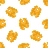 Illustration on theme big pattern identical types walnut vector