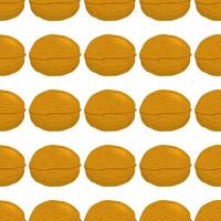 Illustration on theme big pattern identical types walnut vector