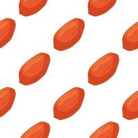 Illustration on theme big pattern identical types peanut vector