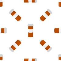 big colored set different types of pills inside close jar vector
