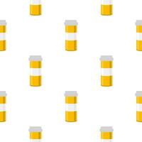 big colored set different types of pills inside close jar vector