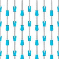 seamless medical pipette, dropper for laboratory on white background vector