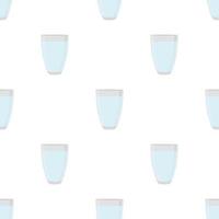 Illustration on theme colored set identical types glass cups vector