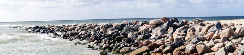 at the beach of Blavand Ho Denmark photo