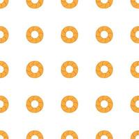 big set identical biscuit, kit colorful pastry cookie vector