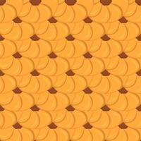 big set identical biscuit, kit colorful pastry cookie vector