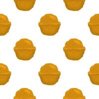 Illustration on theme big pattern identical types walnut vector