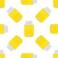 Illustration on theme big colored lemonade in lemon jug vector