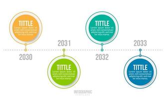 Business Infographics Elements with 4 Data vector